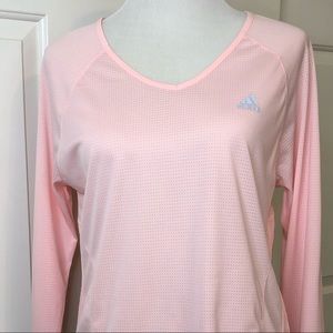 Adidas Peach Long Sleeve Shirt